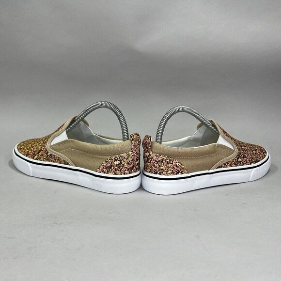 Women's Size 7 Yellow‎ Floral Slip On Sneakers - Picture 6 of 12